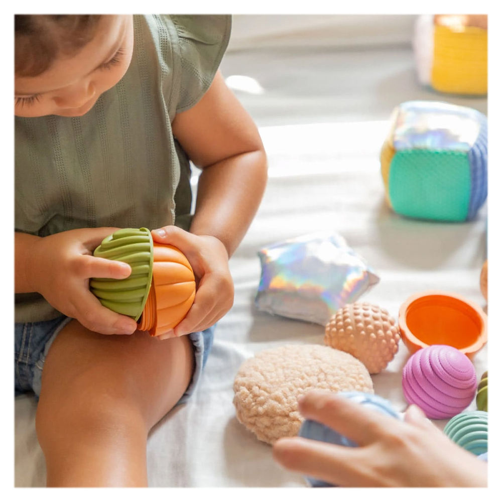 Set senzorial STEM cu 27 piese tactile, Guidecraft, copii varsta 1-5 ani [3]