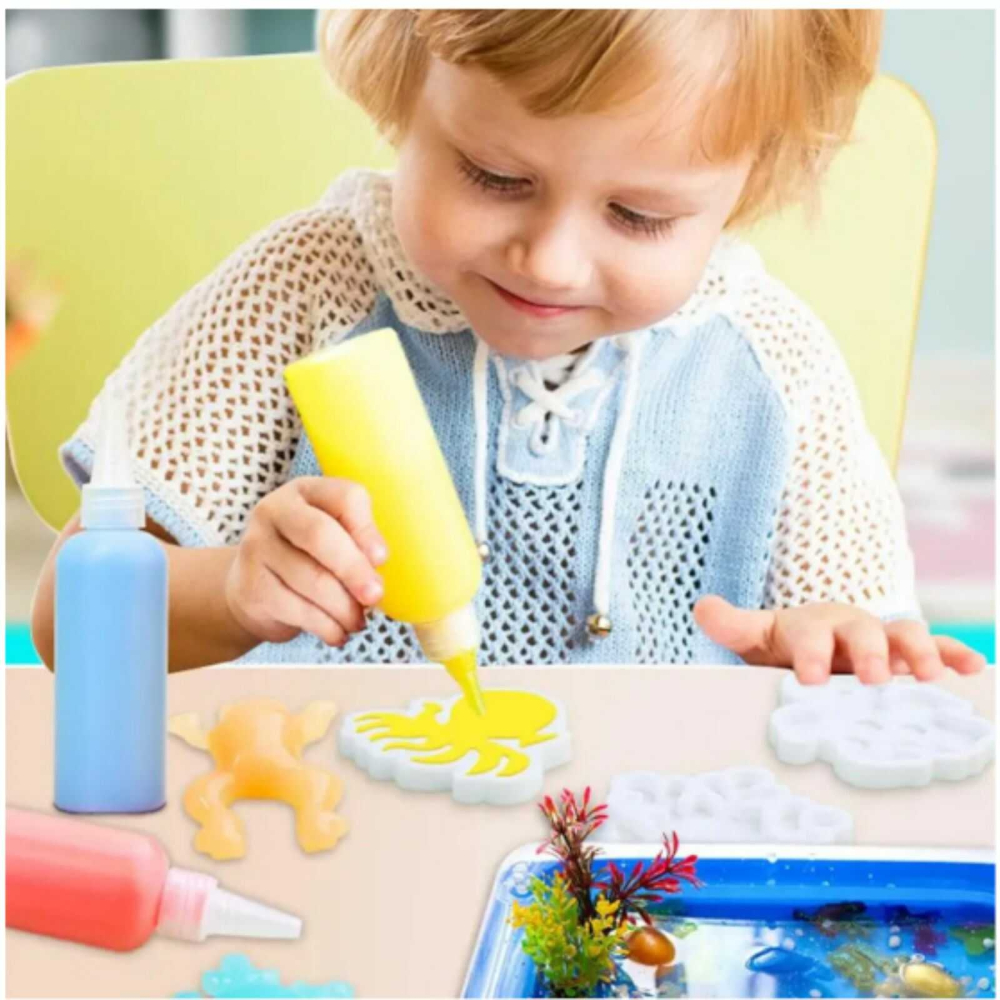 Slime 3D Crystal Glue – set creativ cu forme pentru figurine | Jucarie copii [2]