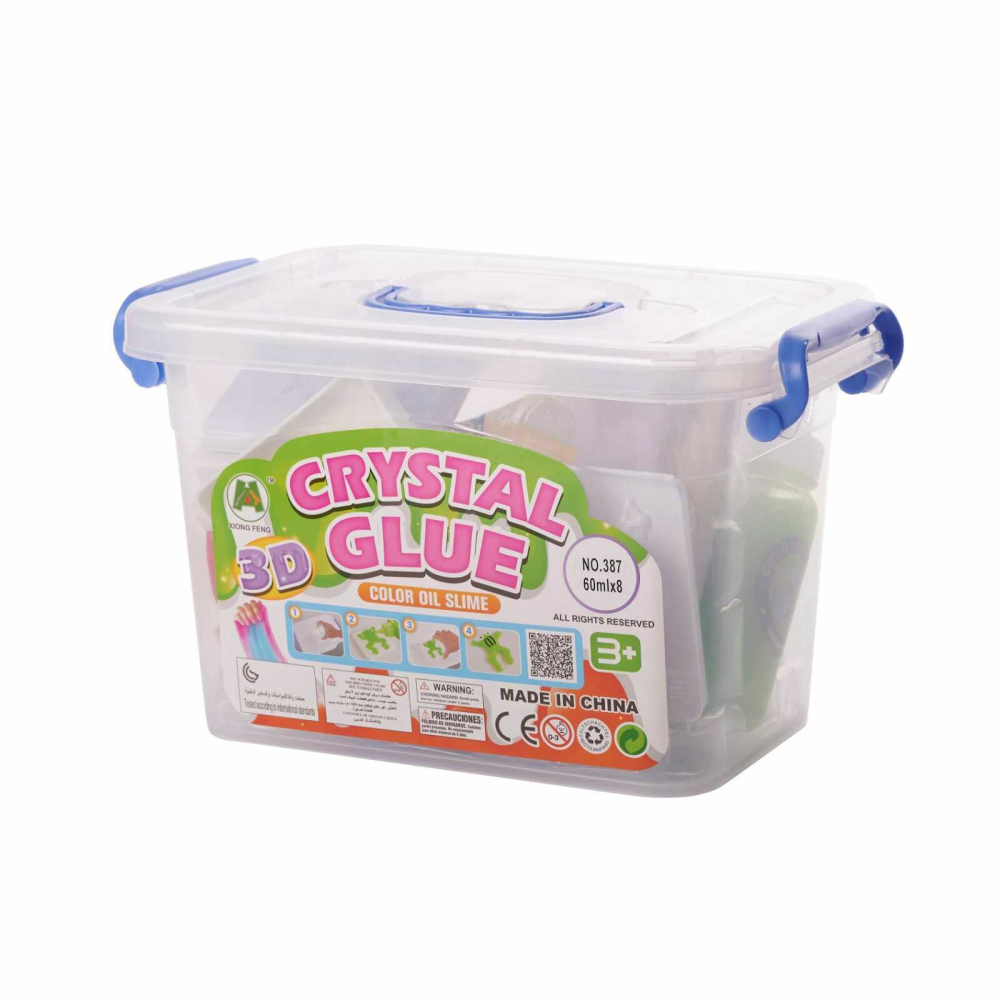 Slime 3D Crystal Glue – set creativ cu forme pentru figurine | Jucarie copii [7]