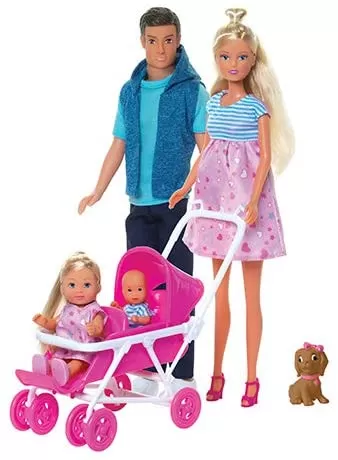 Set steffi love familie cu copilas nou-nascut surpriza [2]