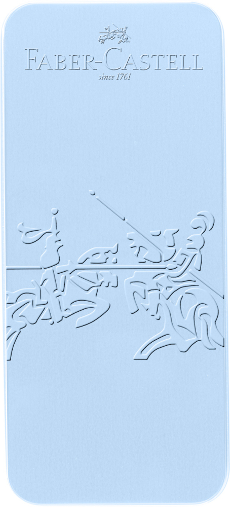 Set stilou m + pix grip 2010 bleu sky faber-castell [2]