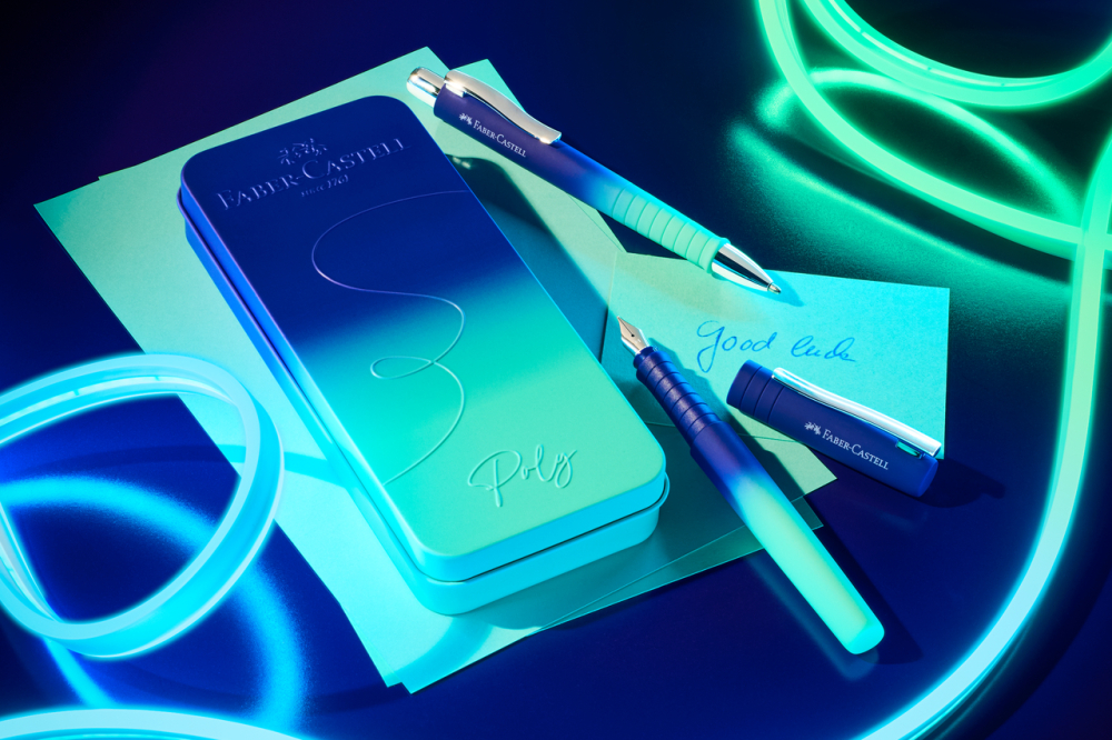 Set stilou m + pix xb poly flow albastru-turcoaz faber-castell [4]
