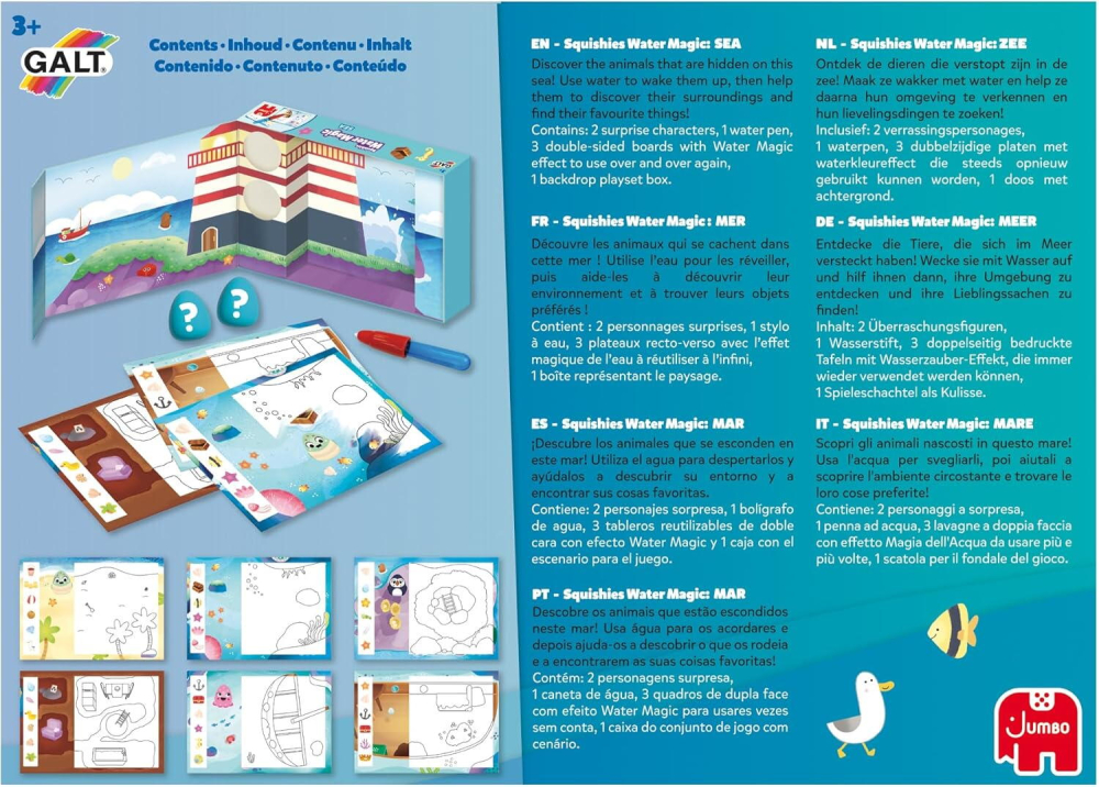 Set Water Magic de colorat: La mare cu Squishies [6]