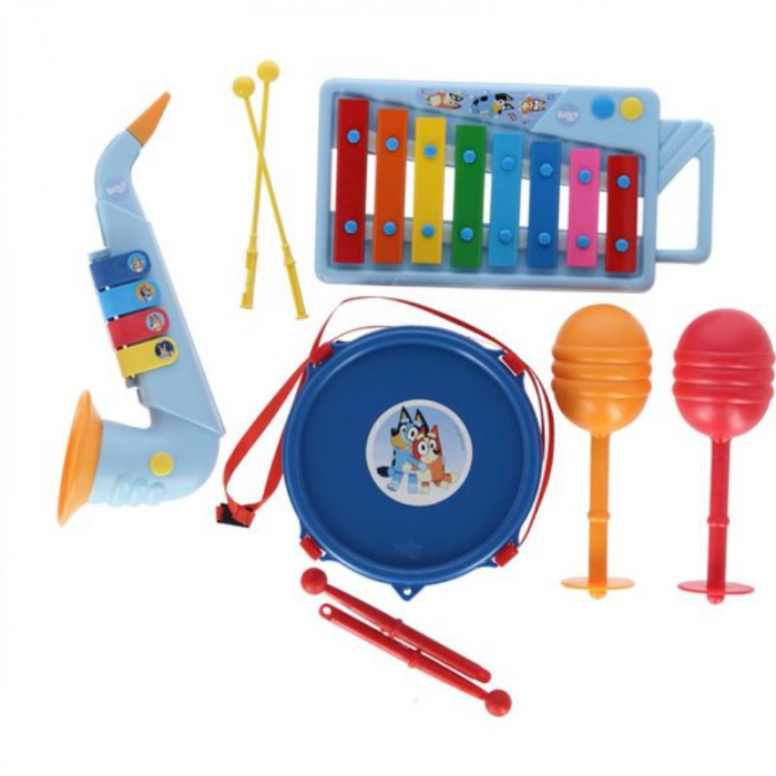 Set Xilofon, Tamburina, Saxofon si Maracas Bluey [2]