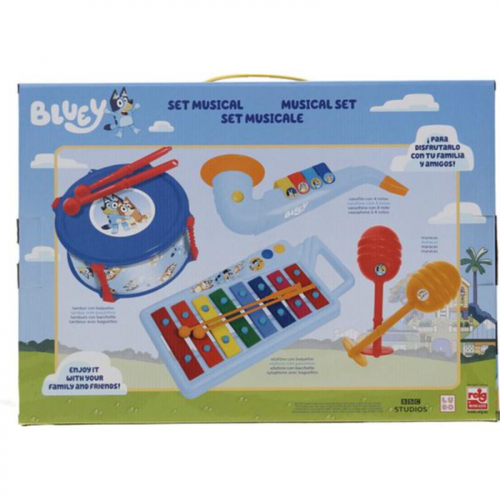 Set Xilofon, Tamburina, Saxofon si Maracas Bluey [3]
