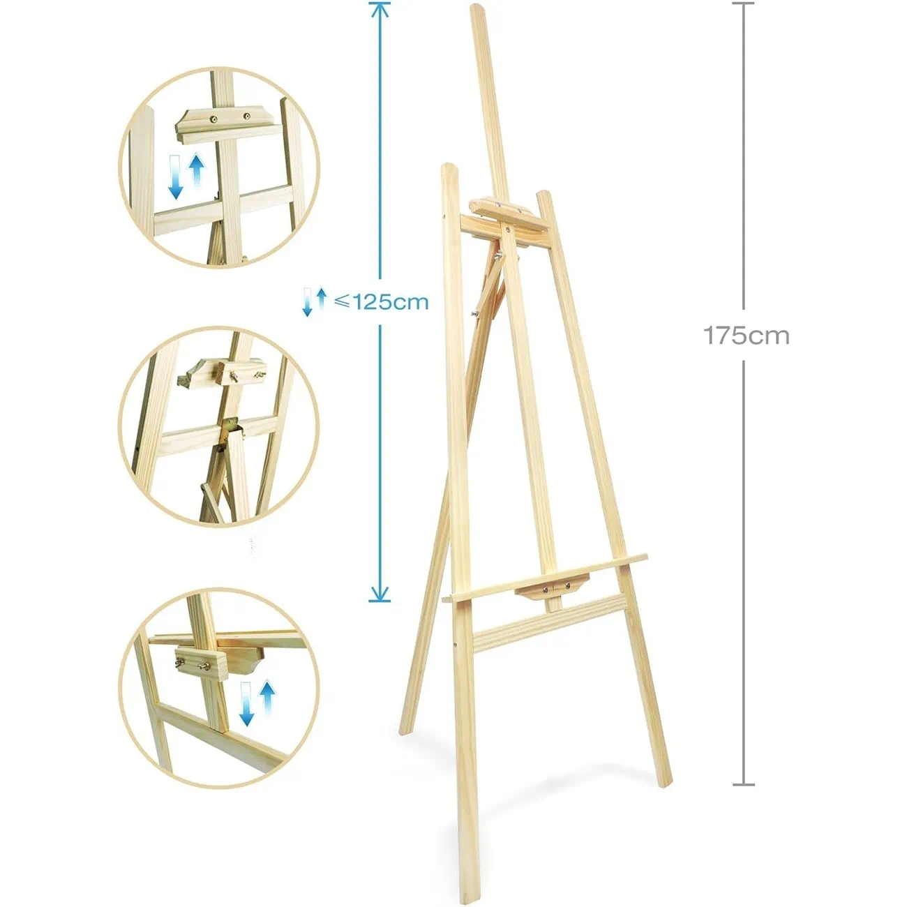 Sevalet mare, 170x60x55 cm, panza 125 cm [11]