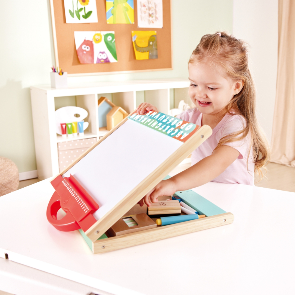 Sevalet portabil pentru masa, cu cutie depozitare (6 piese), copii varsta 3 ani+,6 ani+,8 ani+ [3]