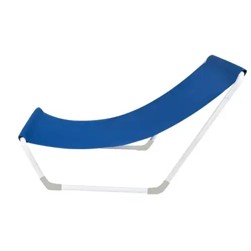 Sezlong pliabil camping albastru, impermeabil, 110 kg, cu geanta inclusa [11]