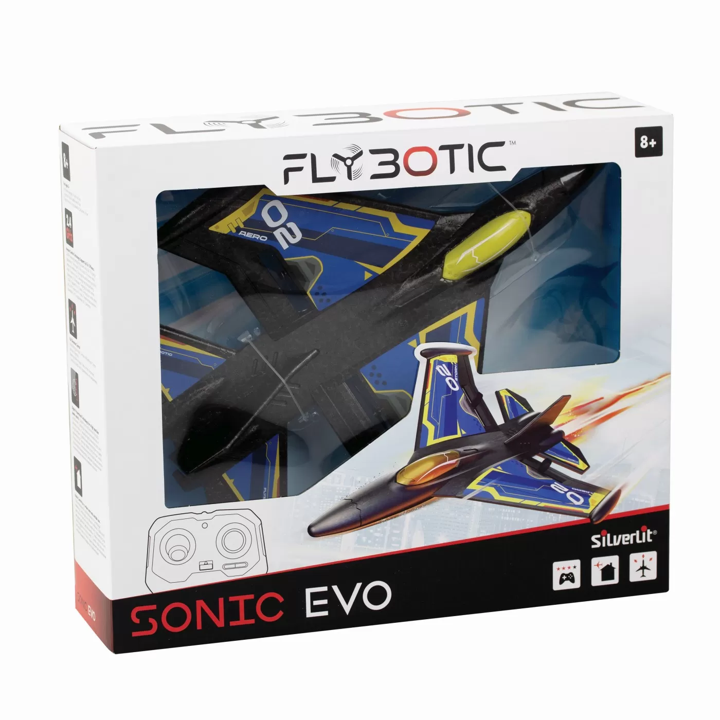 Silverlit fly botic avion cu telecomanda sonic evo, varsta de la 8 ani la +15 ani [5]