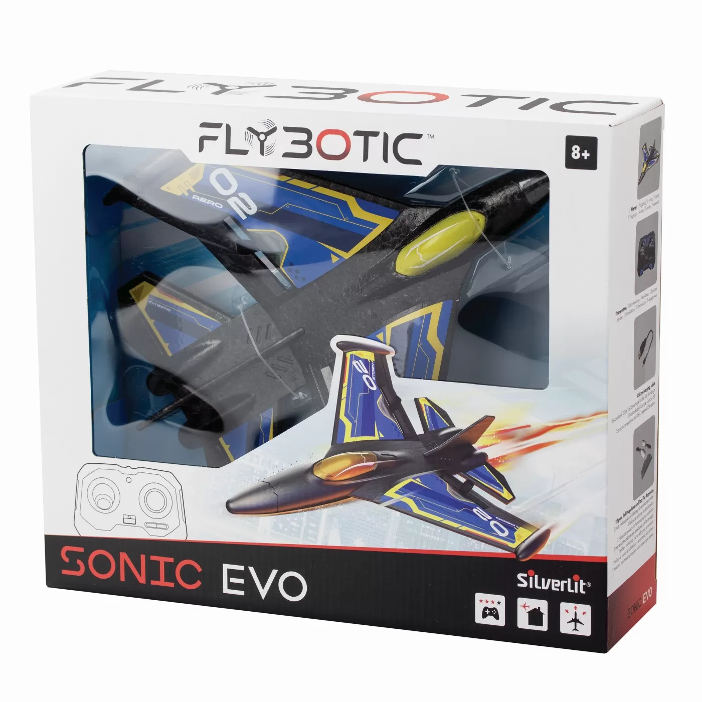 Silverlit fly botic avion cu telecomanda sonic evo, varsta de la 8 ani la +15 ani [4]