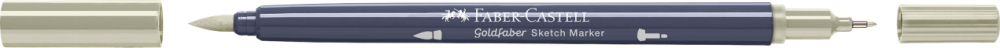 Sketch marker 2 capete argila verzuie 315 goldfaber faber-castell [3]
