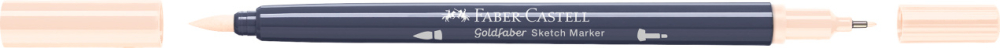 Sketch marker 2 capete bej roscat 132 goldfaber faber-castell [2]