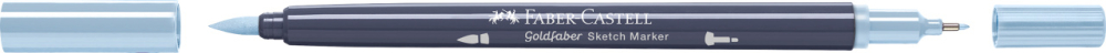 Sketch marker 2 capete bleu porumbel deschis 452 goldfaber faber-castell [2]