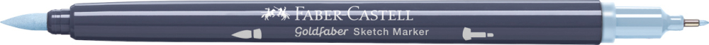 Sketch marker 2 capete bleu porumbel deschis 452 goldfaber faber-castell [3]