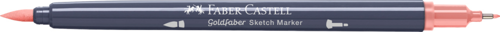 Sketch marker 2 capete coral 131 goldfaber faber-castell [3]