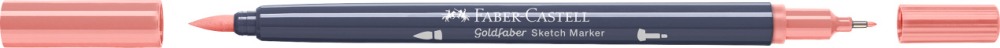Sketch marker 2 capete coral 131 goldfaber faber-castell [2]