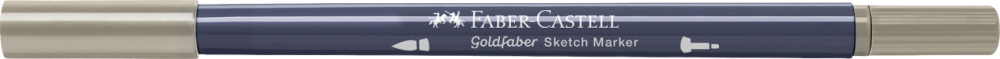 Sketch marker 2 capete gri cald v 274 goldfaber faber-castell [4]