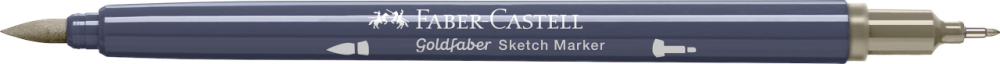 Sketch marker 2 capete gri cald v 274 goldfaber faber-castell [3]