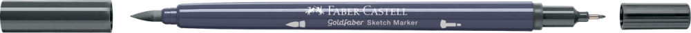 Sketch marker 2 capete gri neutru iv 344 goldfaber faber-castell [2]