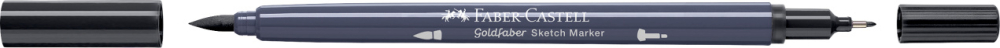 Sketch marker 2 capete gri neutru v 335 goldfaber faber-castell [4]