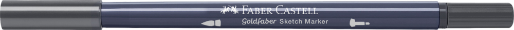 Sketch marker 2 capete gri neutru v 335 goldfaber faber-castell [3]
