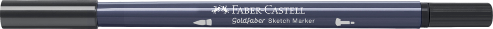 Sketch marker 2 capete gri neutru vi 336 goldfaber faber-castell [4]