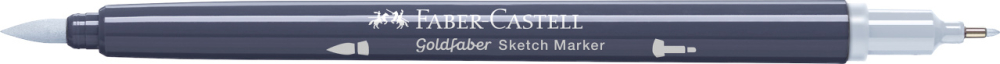 Sketch marker 2 capete gri rece xi 241 goldfaber faber-castell [3]