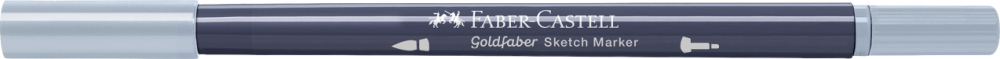 Sketch marker 2 capete gri rece xii 242 goldfaber faber-castell [4]