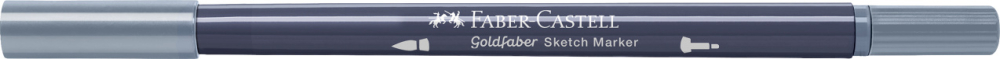 Sketch marker 2 capete gri rece xiii 243 goldfaber faber-castell [4]