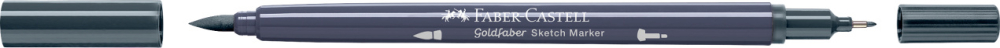 Sketch marker 2 capete gri rece xiv 244 goldfaber faber-castell [2]