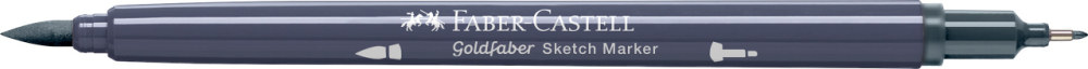 Sketch marker 2 capete gri rece xiv 244 goldfaber faber-castell [3]