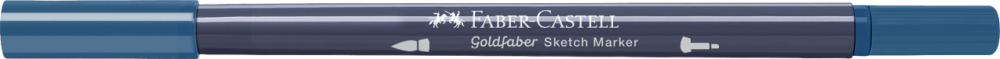 Sketch marker 2 capete indigo 450 goldfaber faber-castell [4]