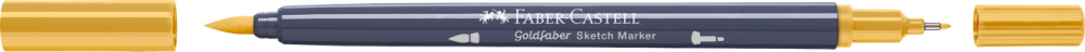 Sketch marker 2 capete ocru deschis 183 goldfaber faber-castell [2]