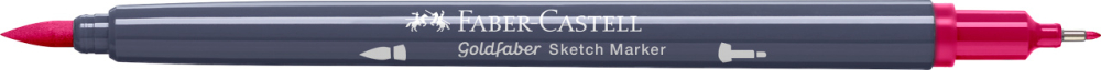 Sketch marker 2 capete roz carmin 127 goldfaber faber-castell [3]