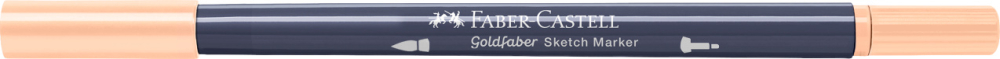 Sketch marker 2 capete roz pudrat 303 goldfaber faber-castell [4]