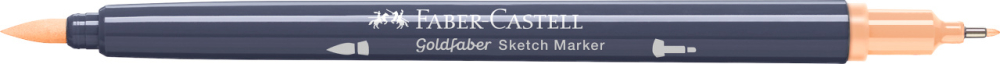 Sketch marker 2 capete roz pudrat 303 goldfaber faber-castell [3]