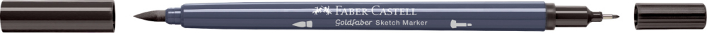 Sketch marker 2 capete sepia inchis 175 goldfaber faber-castell [2]
