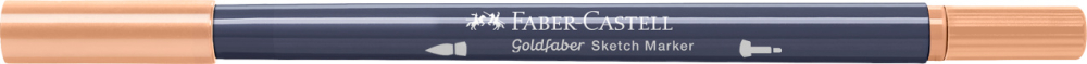 Sketch marker 2 capete teracota 186 goldfaber faber-castell [2]