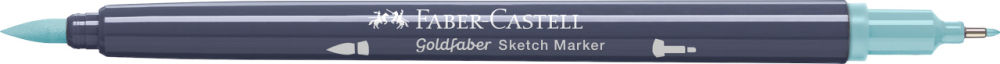 Sketch marker 2 capete turcoaz vintage 311 goldfaber faber-castell [2]