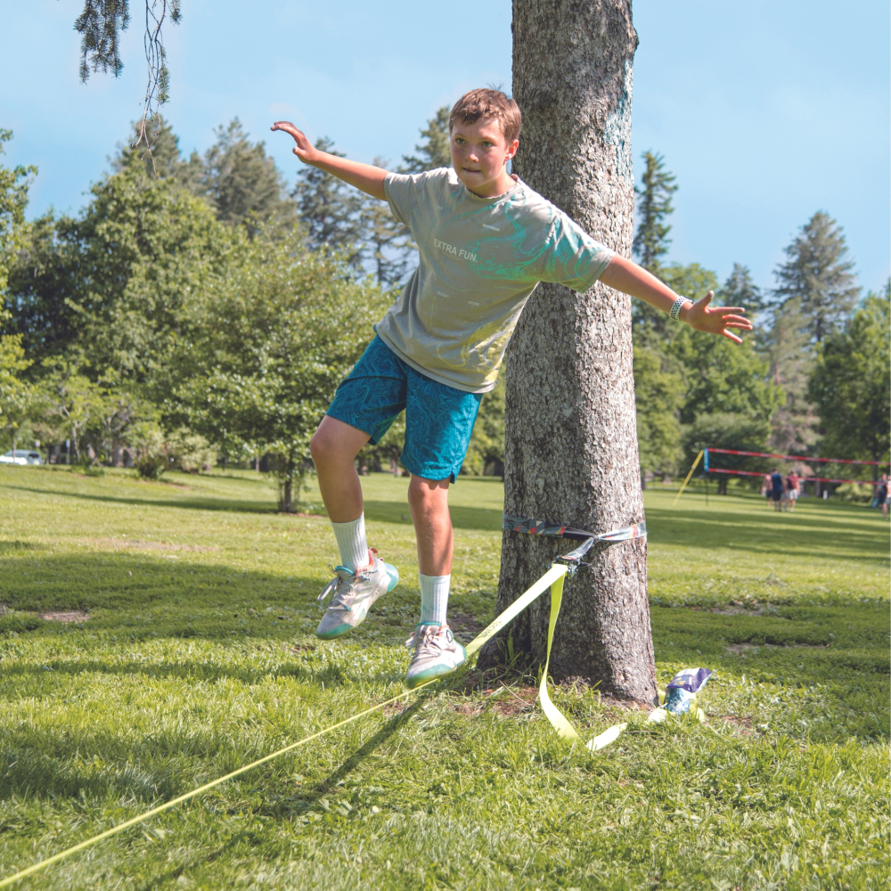 Slackline clasic (15 m), copii varsta 5 ani+,8 ani+ [2]
