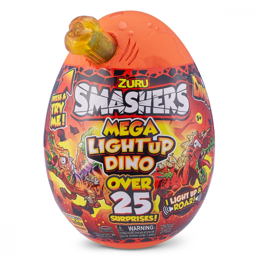 Smashers - Mega Ou surpriza, Dino Light-Up varsta 5-7 ani ,7-9 ani ,9-12 ani ,12-14 ani, Baieti [2]