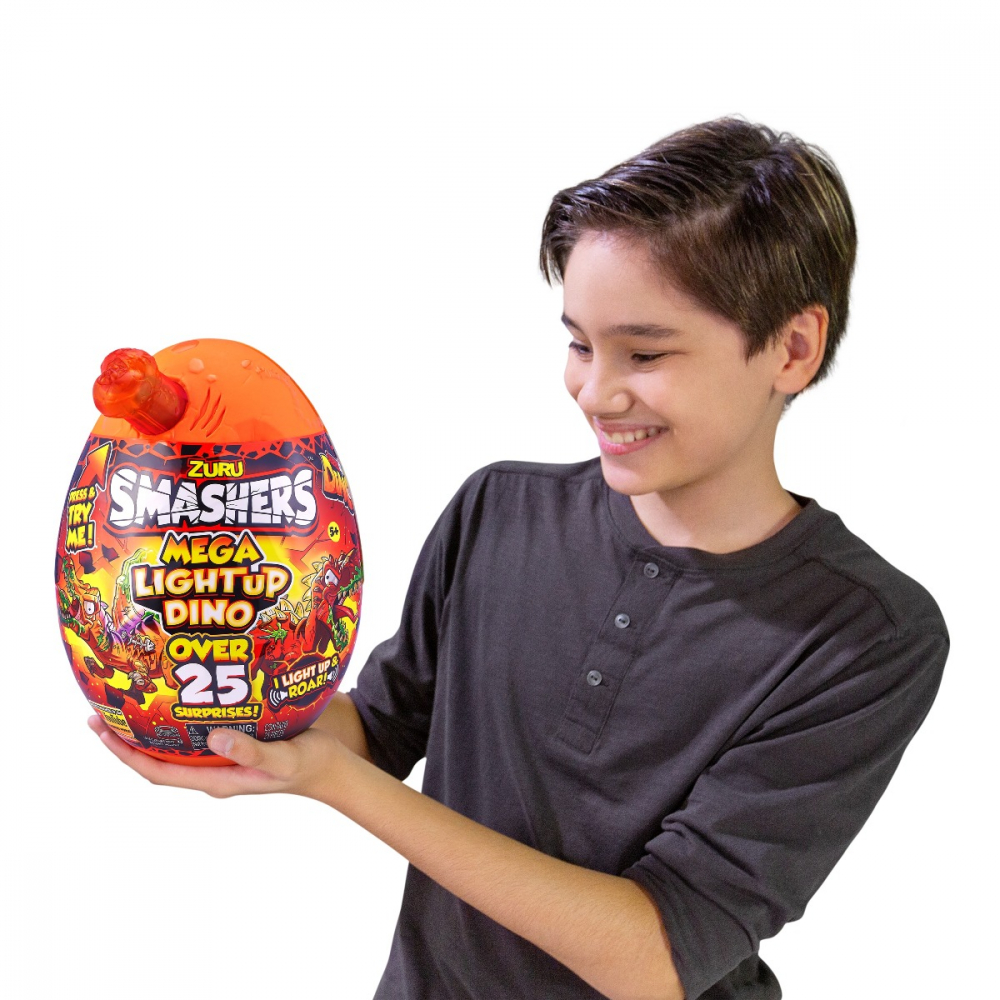 Smashers - Mega Ou surpriza, Dino Light-Up varsta 5-7 ani ,7-9 ani ,9-12 ani ,12-14 ani, Baieti [9]