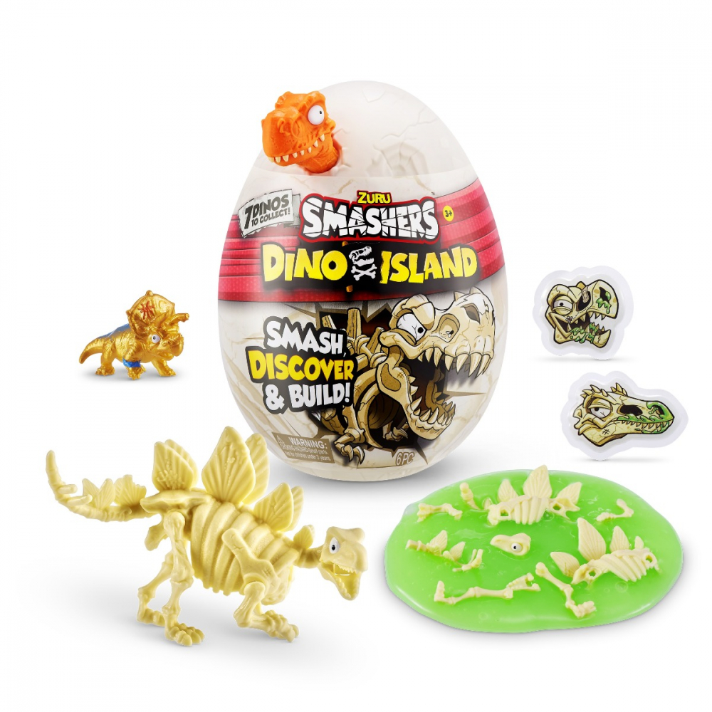 Smashers - Mini Ou surpriza cu 6 accesorii, Dino Island varsta 3-5 ani ,5-7 ani ,7-9 ani ,9-12 ani ,12-14 ani, Baieti [8]
