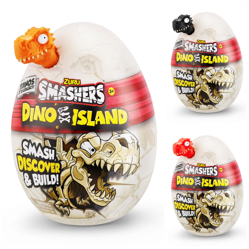 Smashers - Mini Ou surpriza cu 6 accesorii, Dino Island varsta 3-5 ani ,5-7 ani ,7-9 ani ,9-12 ani ,12-14 ani, Baieti [1]