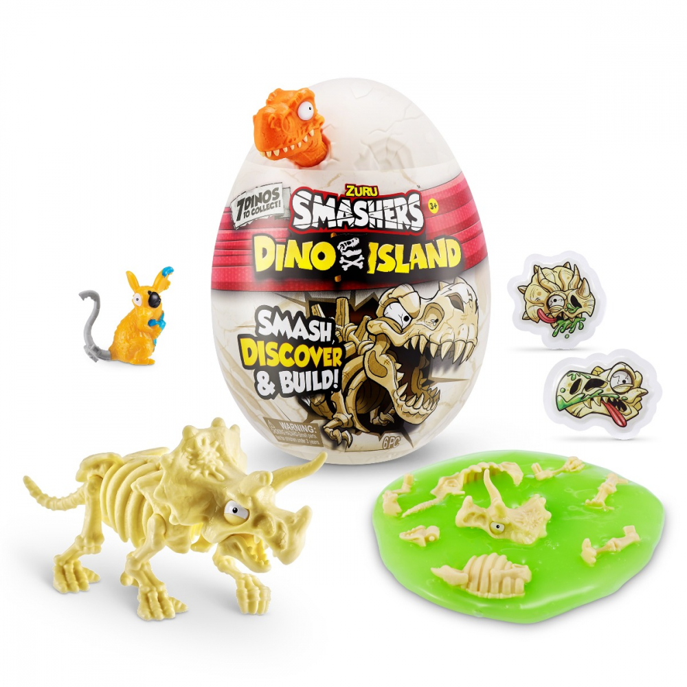 Smashers - Mini Ou surpriza cu 6 accesorii, Dino Island varsta 3-5 ani ,5-7 ani ,7-9 ani ,9-12 ani ,12-14 ani, Baieti [9]
