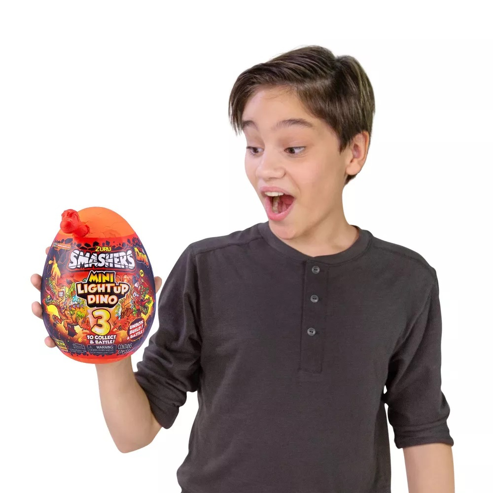 Smashers - Mini Ou surpriza, Dino Light-Up varsta 5-7 ani ,7-9 ani ,9-12 ani ,12-14 ani, Baieti [6]