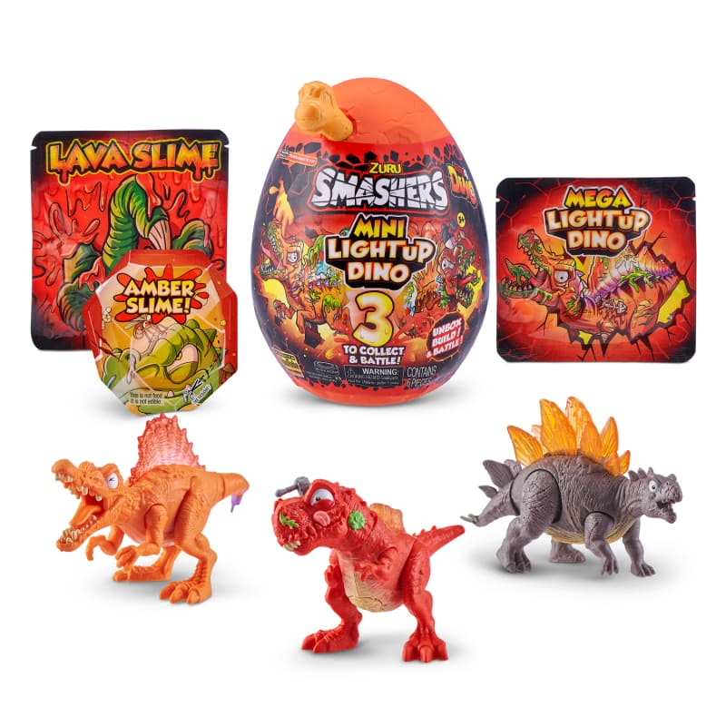 Smashers - Mini Ou surpriza, Dino Light-Up varsta 5-7 ani ,7-9 ani ,9-12 ani ,12-14 ani, Baieti [1]