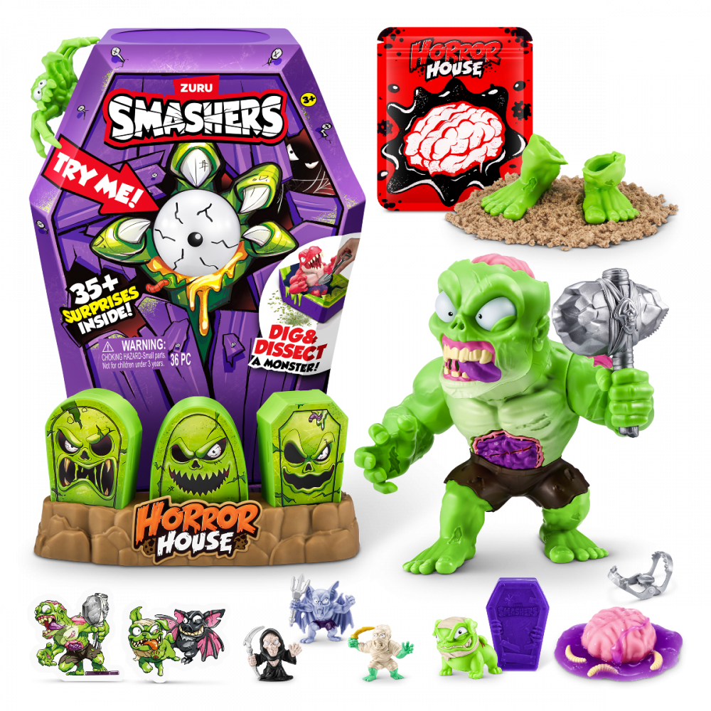 Smashers - Set cu peste 35 figurine si accesorii, Horror House Large varsta 3-5 ani ,5-7 ani ,7-9 ani ,9-12 ani ,12-14 ani, Baieti [7]