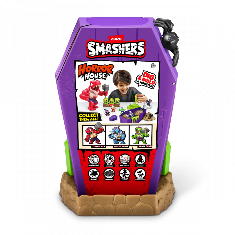 Smashers - Set cu peste 35 figurine si accesorii, Horror House Large varsta 3-5 ani ,5-7 ani ,7-9 ani ,9-12 ani ,12-14 ani, Baieti [6]