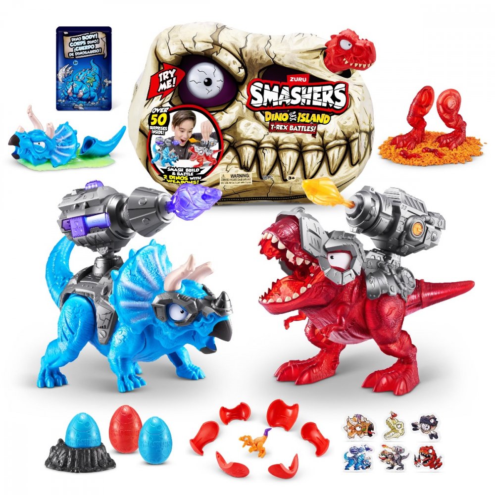 Smashers - Set cu peste 50 figurine si accesorii, Dino Island varsta 3-5 ani ,5-7 ani ,7-9 ani ,9-12 ani ,12-14 ani, Baieti [2]
